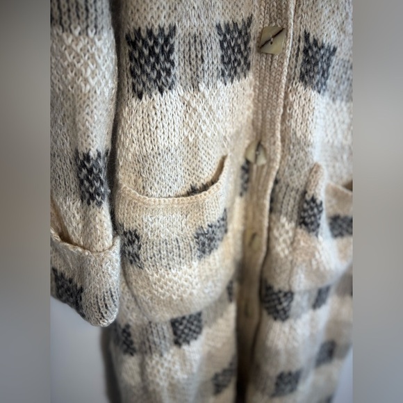 Anthropologie Far Away From Close Wool Blend Sweater Duster Cardigan Size XS - Picture 5 of 6